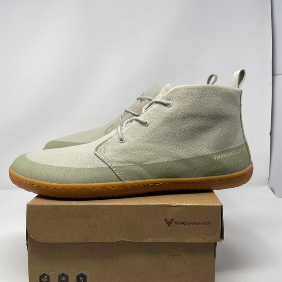 Vivobarefoot Gobi II Hemp Sandstone Mens Boots EU 49 US 15 NEW - Picture 2 of 8